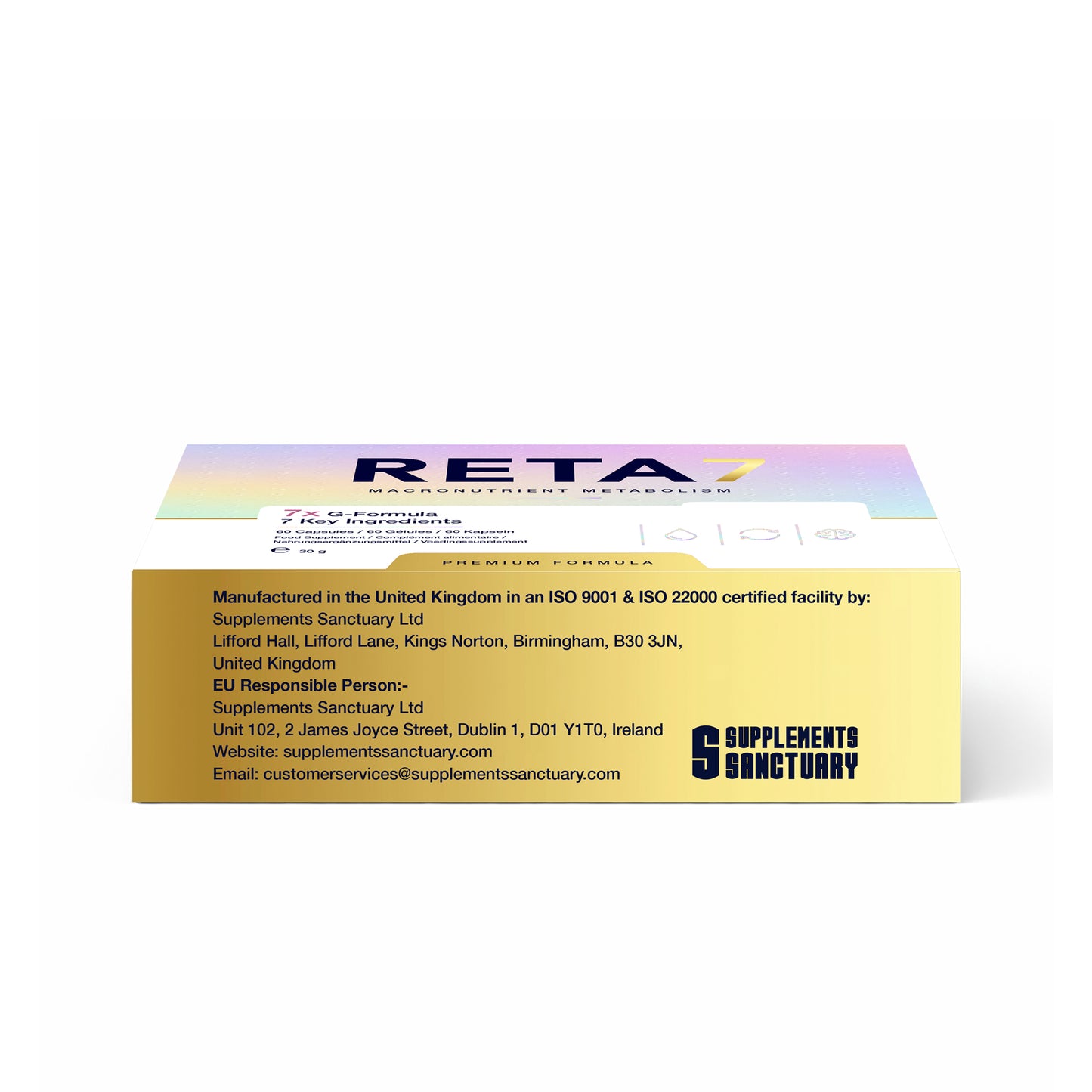 RETA7 G-Formula Food Supplement – 60 Capsules