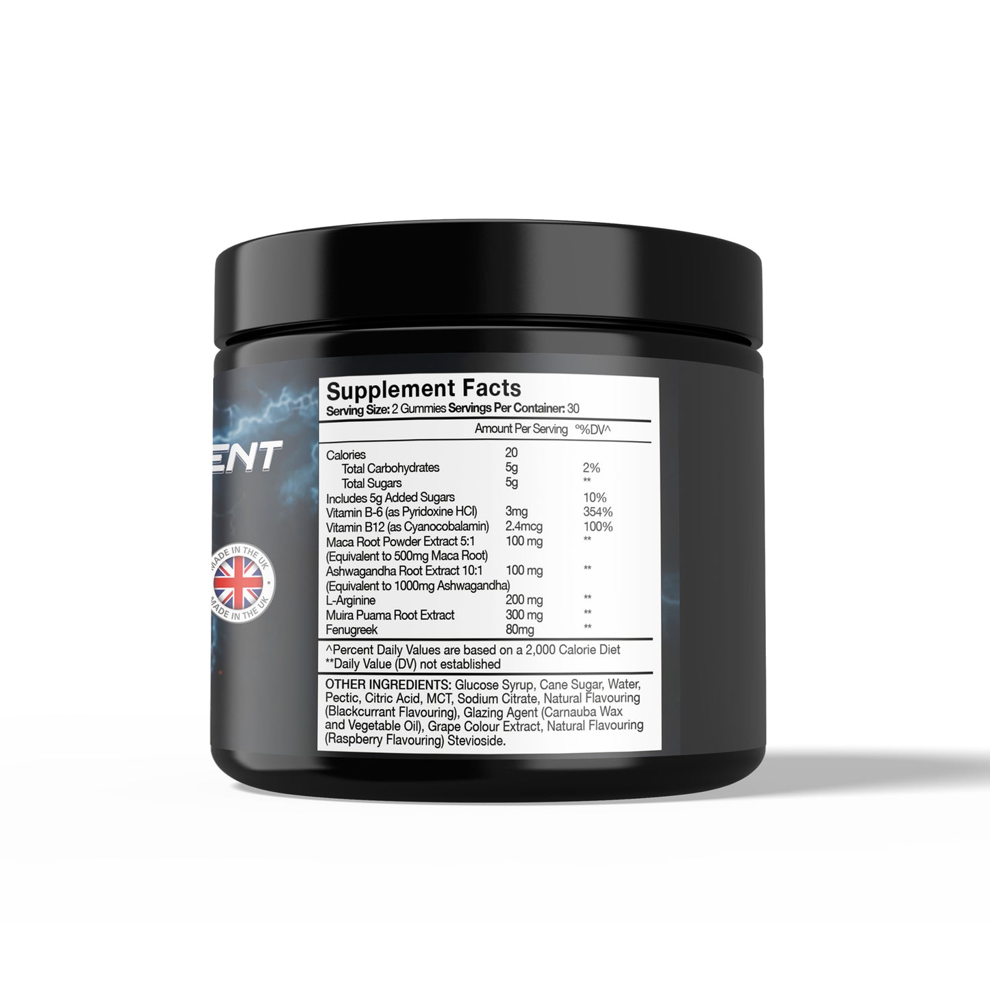 Storm Hammer Performance & Vitality Gummies – Natural Support with Fenugreek, Ashwagandha & Zinc – 30 Servings