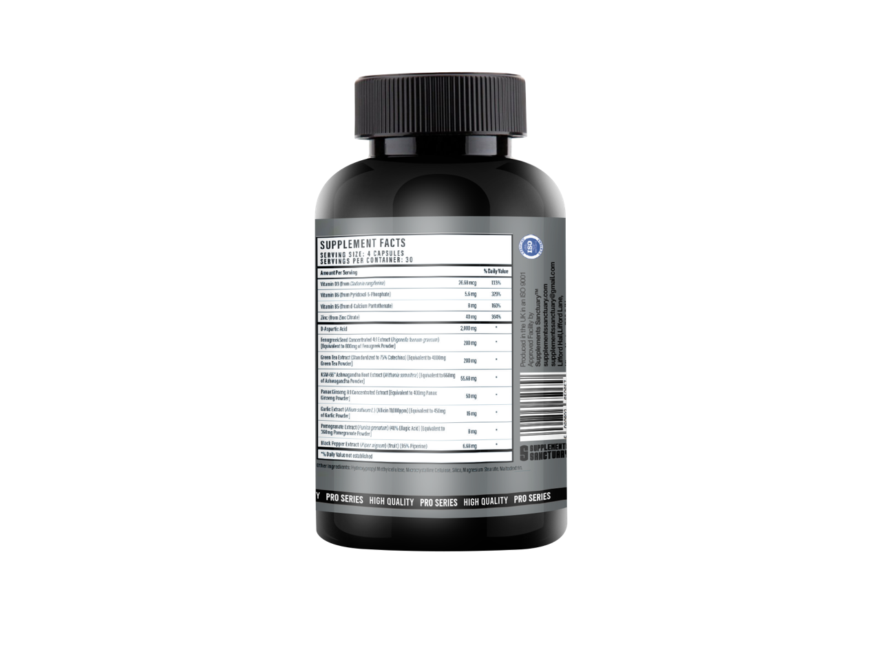 Testo Primal – Men’s Vitality Food Supplement | 120 Capsules- Prime Perfomance