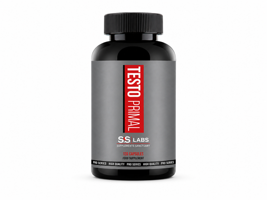 Testo Primal – Men’s Vitality Food Supplement | 120 Capsules- Prime Perfomance
