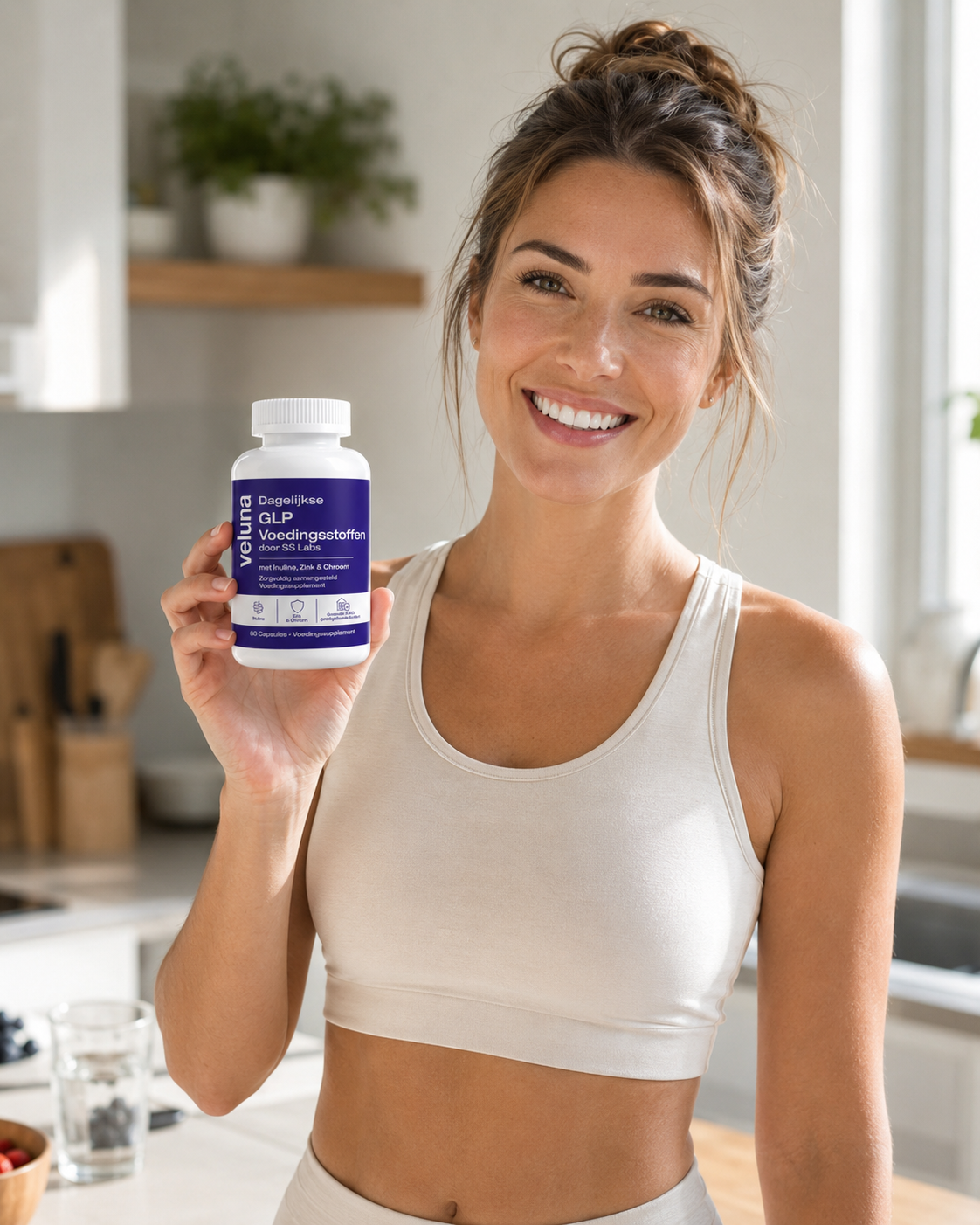 Veluna Daily GLP Nutrients by SS Labs – Food Supplement – 60 Capsules