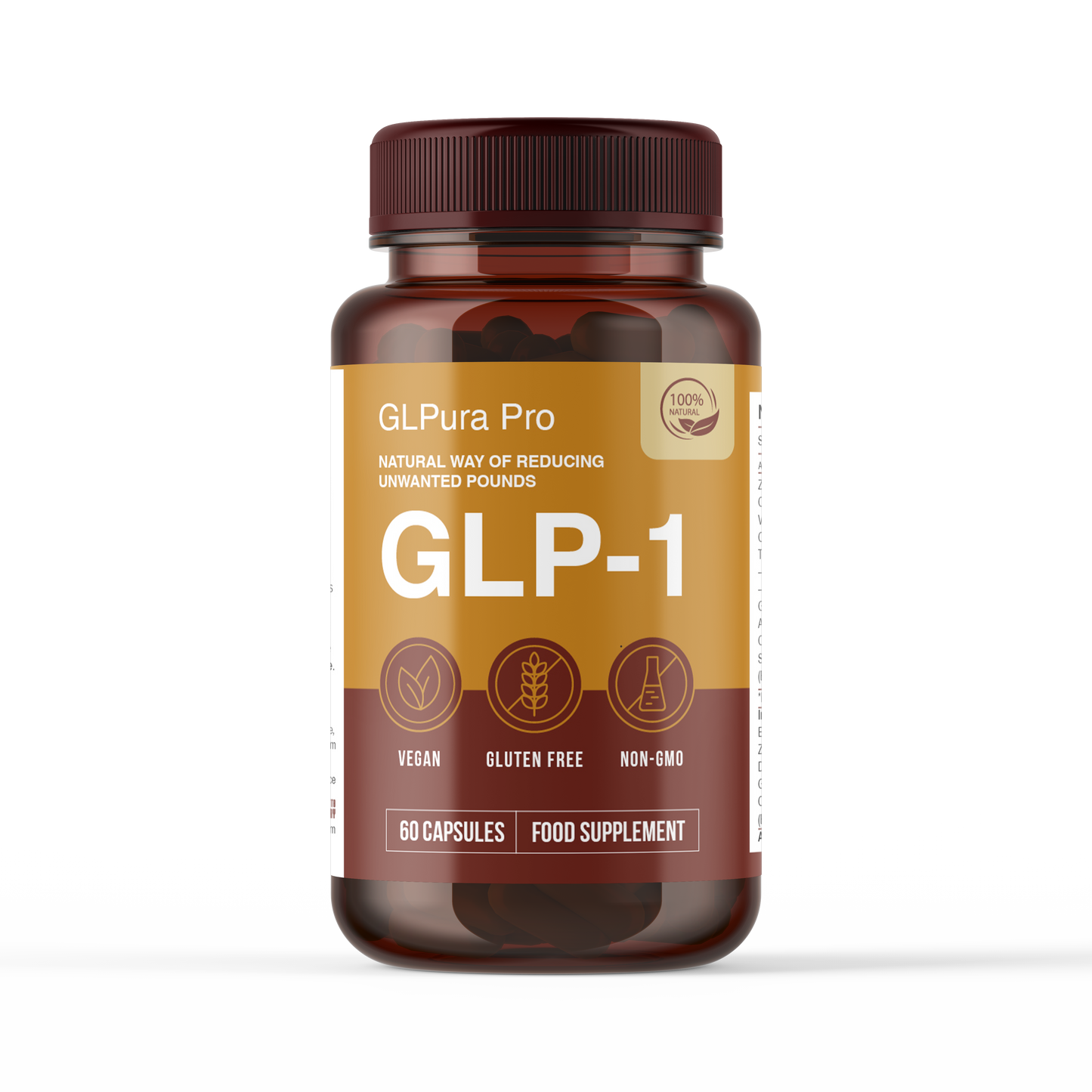 GLPura Pro Metabolic Support Formula – Chromium, Caffeine & Apple Cider Vinegar – 60 Vegan Capsules