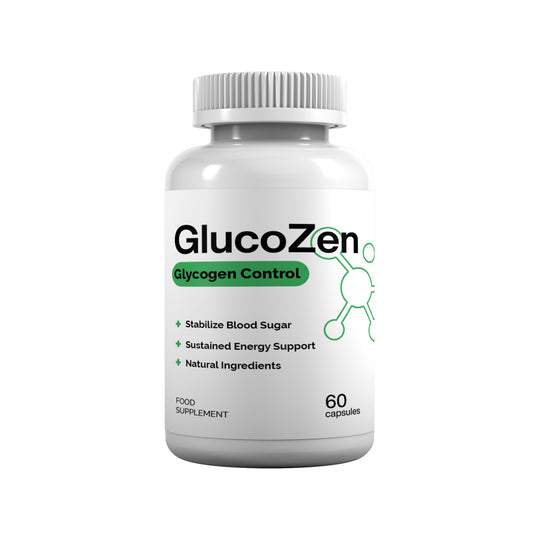 GlucoZen Glycogen Support – Shilajit, Ashwagandha KSM-66® & Adaptogen Complex – 60 Capsules