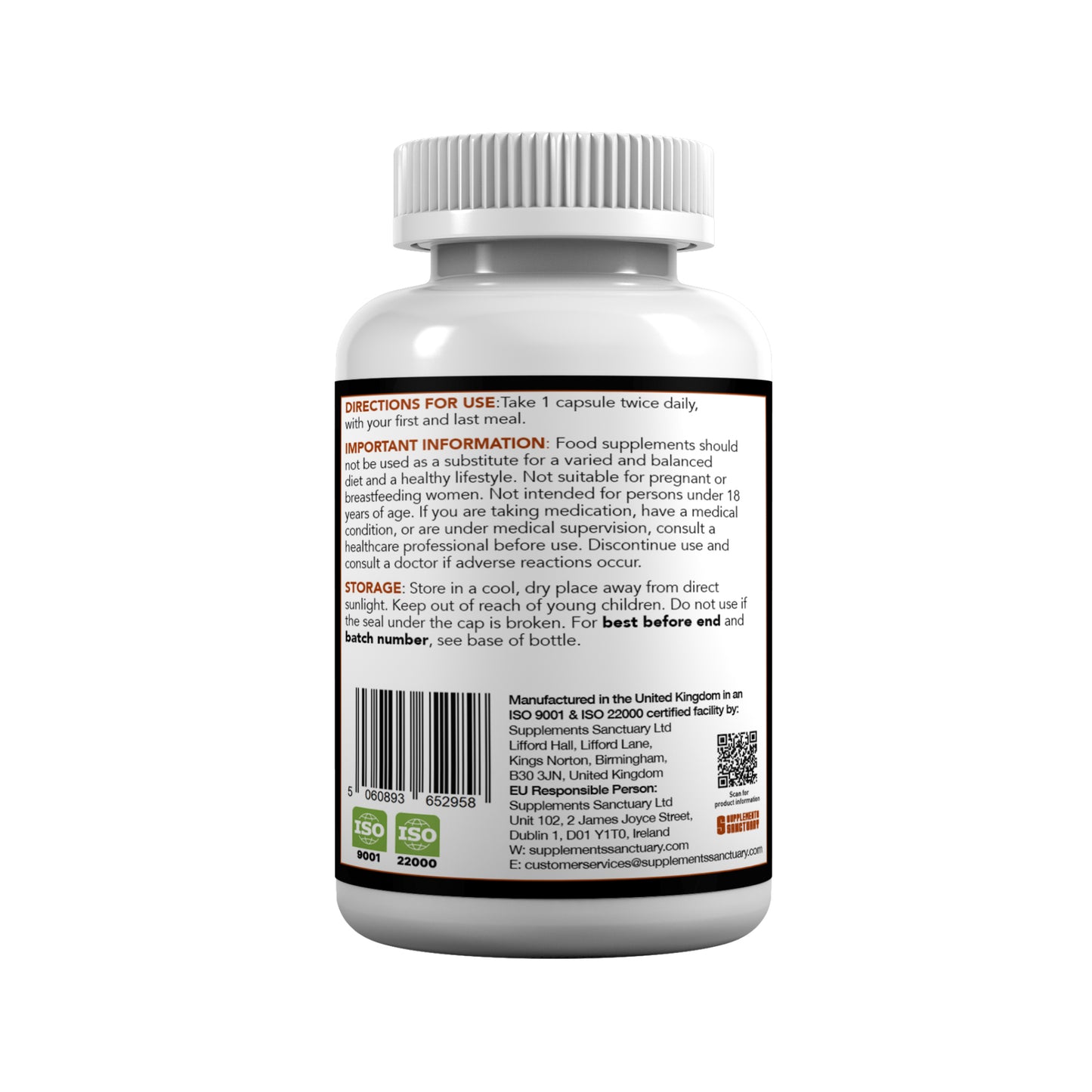 Leanify Caffeine & Guarana Food Supplement – 60 Capsules