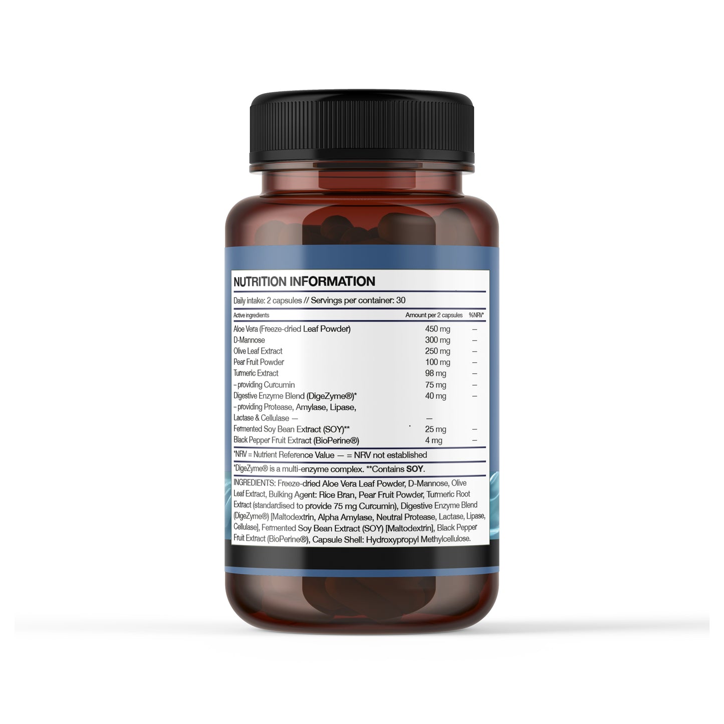 Prosixo™ – Prostate Support Complex – Aloe Vera, D-Mannose & Olive Leaf – 60 Capsules