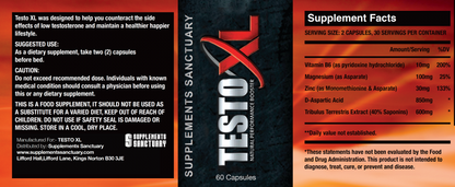 Testo XL| 60 Vegetarian Capsules