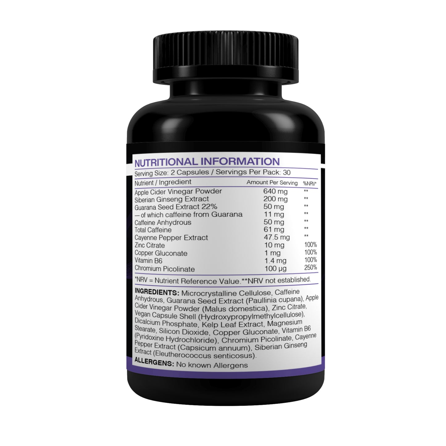 Slim Tide Apple Cider Vinegar & Botanical Formula – 60 Capsules