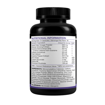 Slim Tide Apple Cider Vinegar & Botanical Formula – 60 Capsules