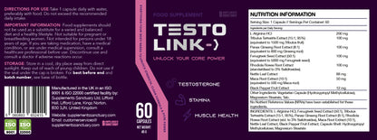 TestoLink Men’s Vitality & Support – 60 Capsules