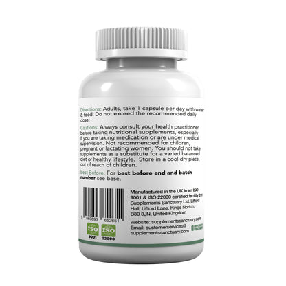 Visitix Vision Support Formula – Lutein, Zeaxanthin, Bilberry & Zinc – 60 Capsules