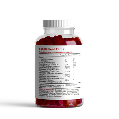 Vital Surge MAX Male Gummies – L-Arginine, Maca & Ashwagandha – 60 Gummies