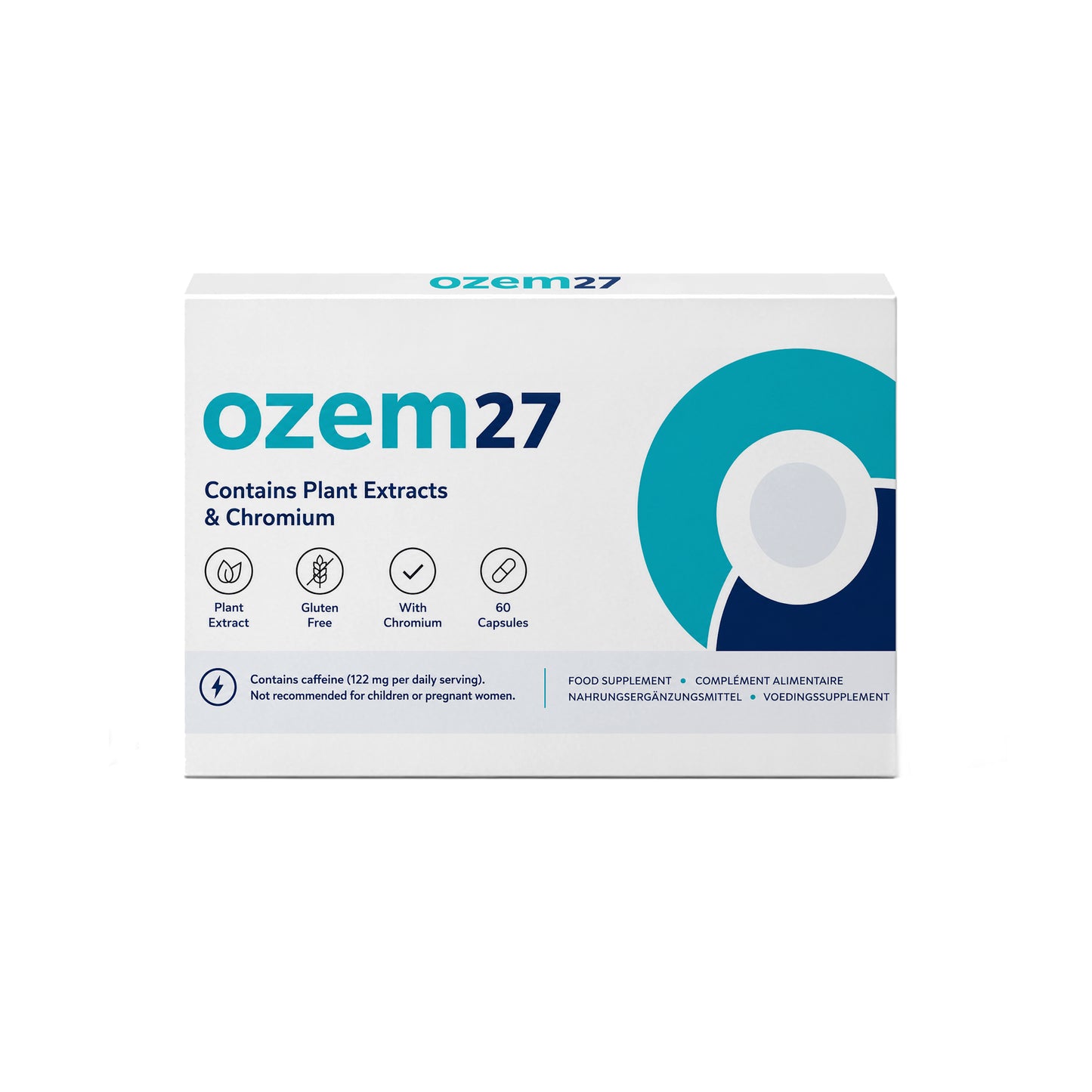 ozem27 Plant Extract Complex with Chromium – 60 Vegan Capsules