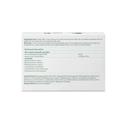 pb-sin 18 18 Probiotic & Prebiotic Complex | 10 Billion CFU | 60 Vegan Capsules