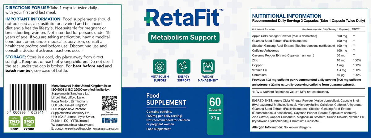 Retafit – 60 Capsules